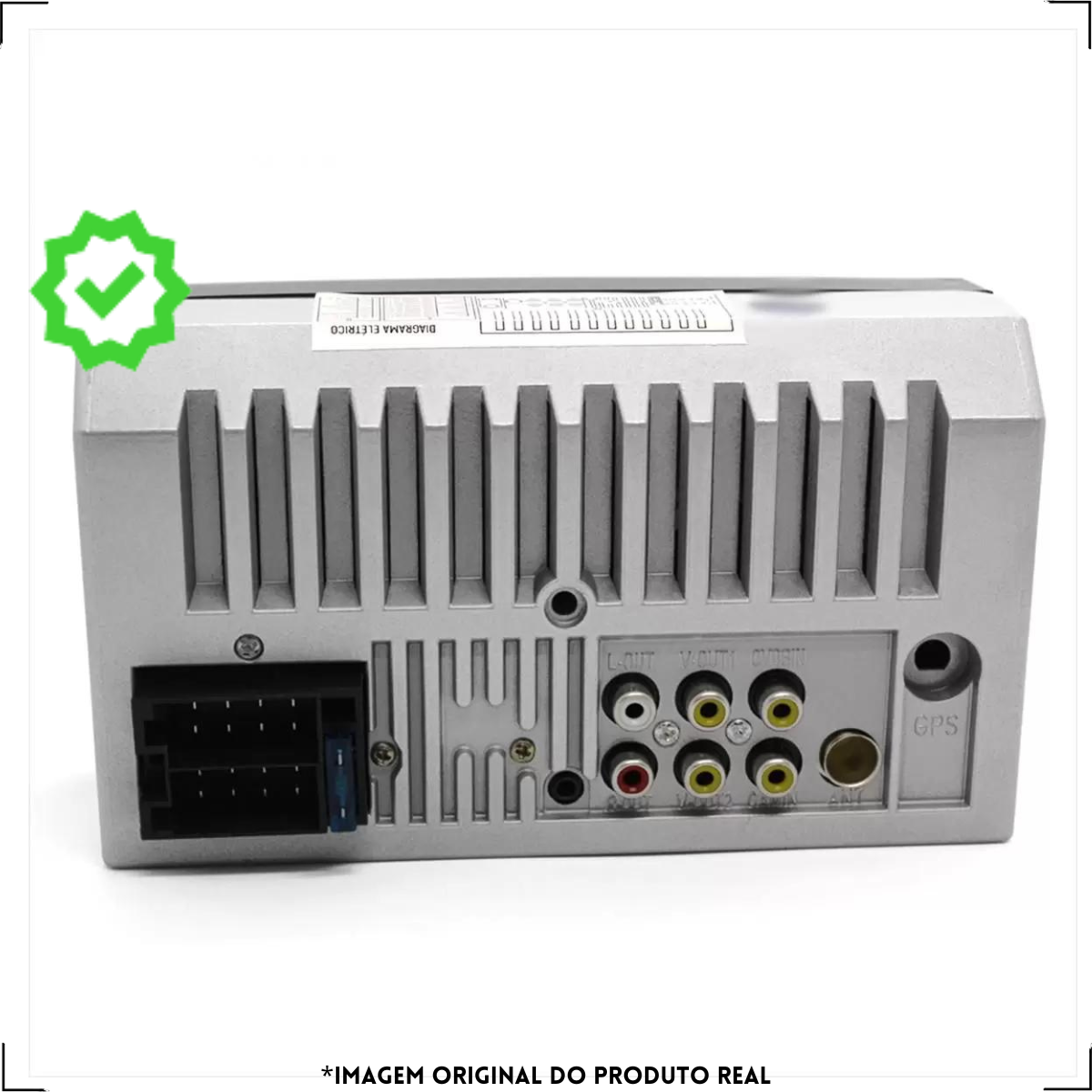 DVD MP5 2din 7 pol 2 USB SB Espelham. IOS...
