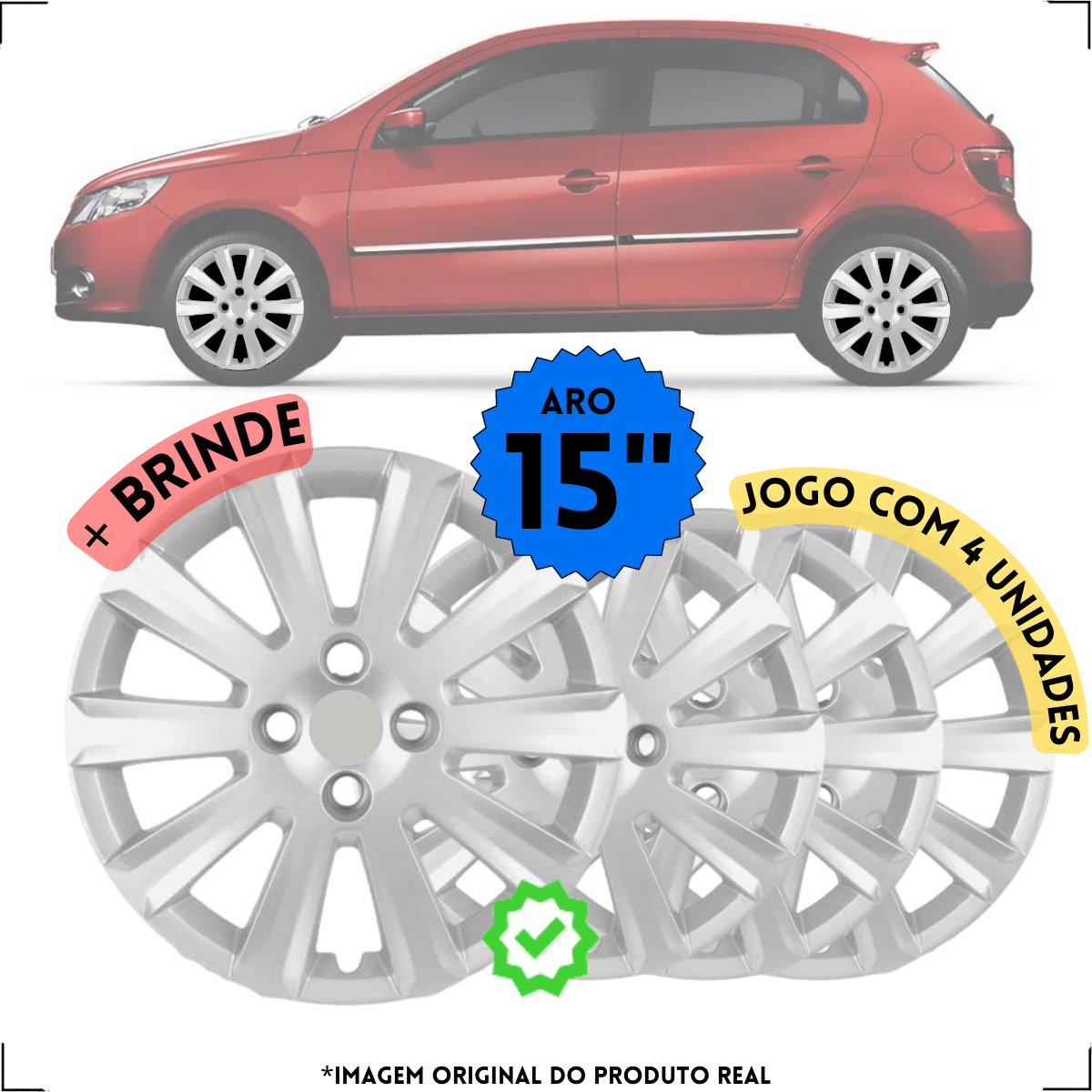 Calota Gol / Voyage G5 2011/12 Aro 15 Jog...