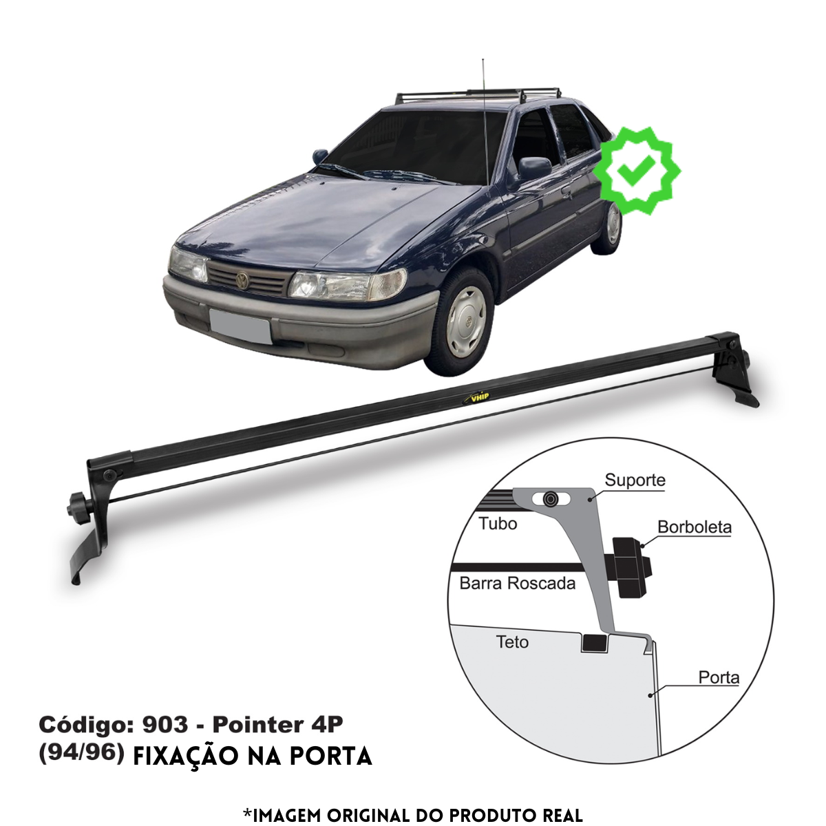 Rack de Teto Pointer 4 portas (94/96) VHI...