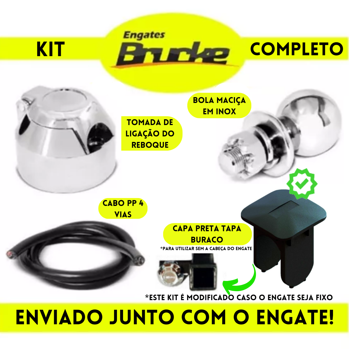Engate Removível Mitsubishi Outlander 200...