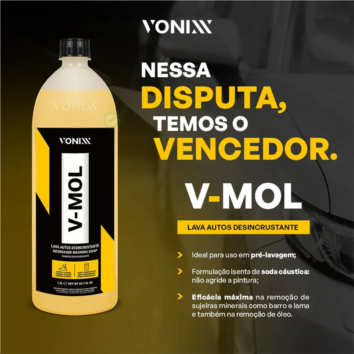 Desincrustante Lava Autos V-Mol 1,5 litro...