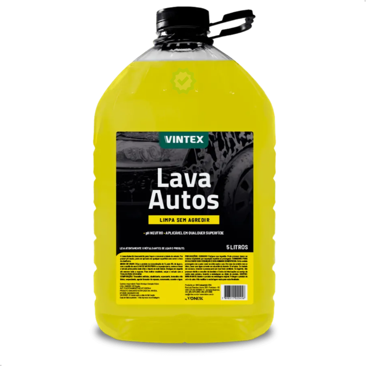 Lava Autos pH Neutro Concentrado 5L Vonixx