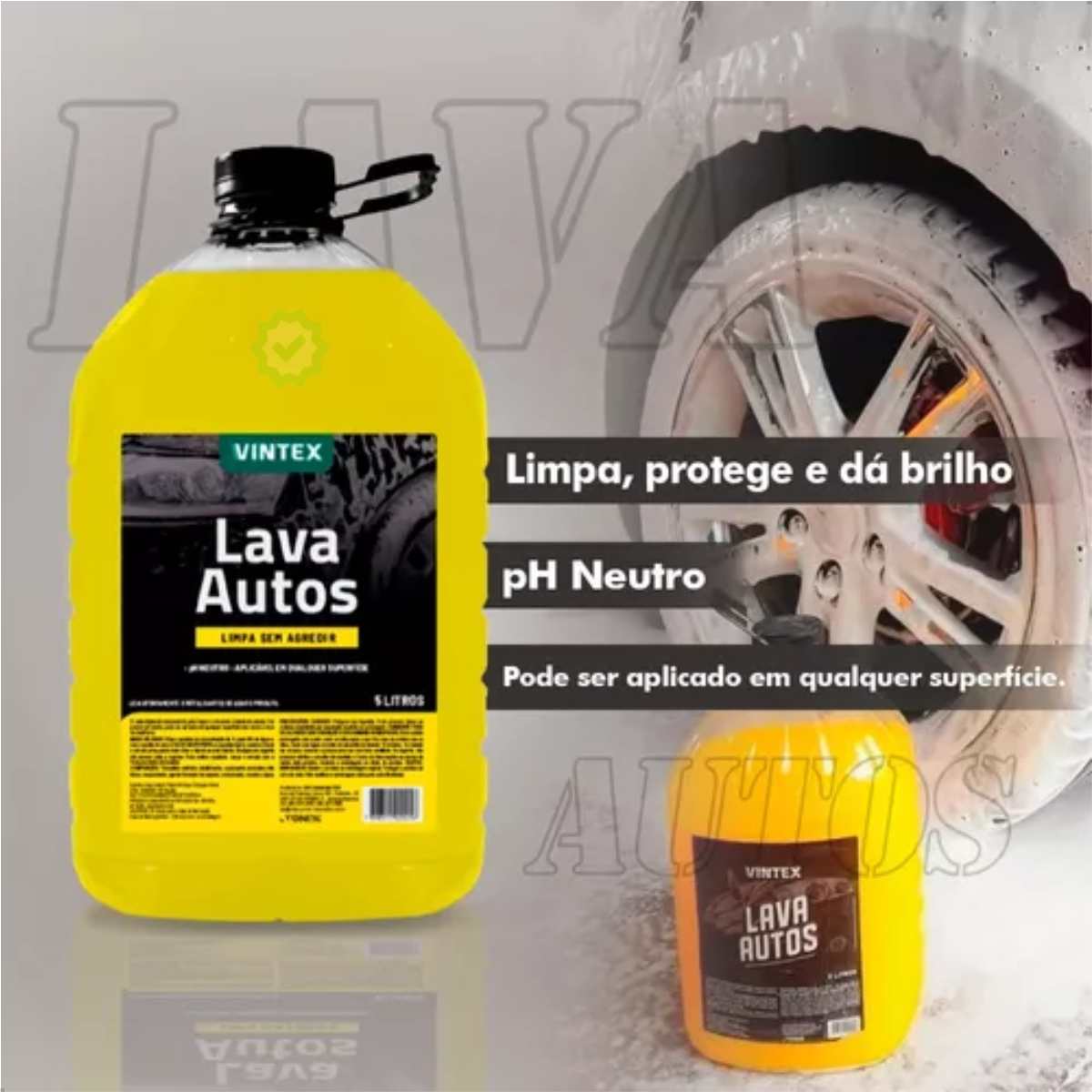 Lava Autos pH Neutro Concentrado 5L Vonixx