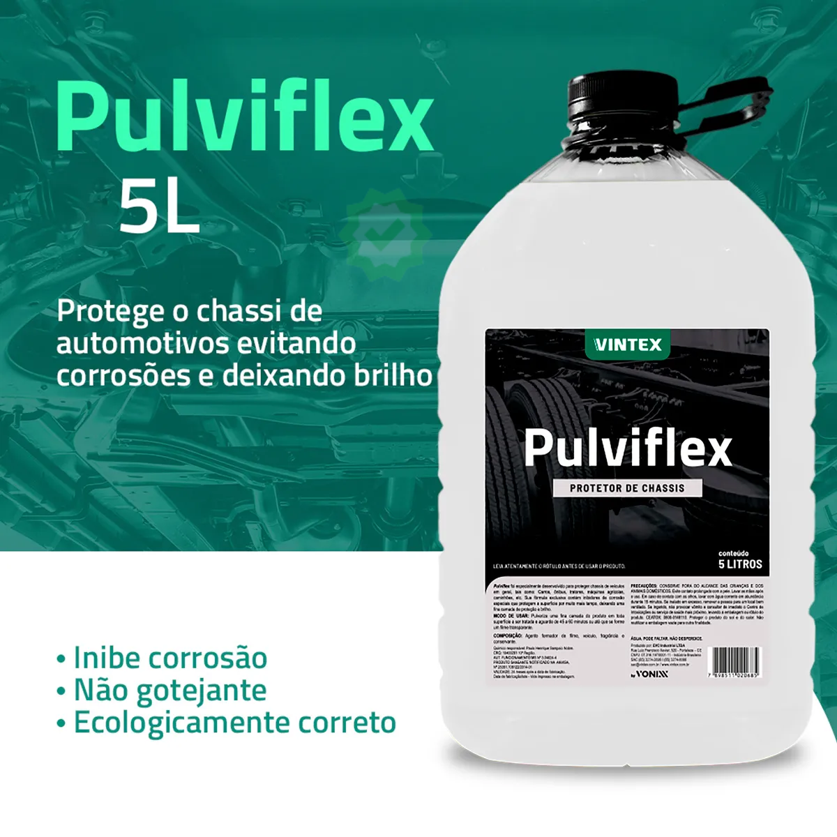 Protetor De Chassis 5L Pulviflex Automoti...