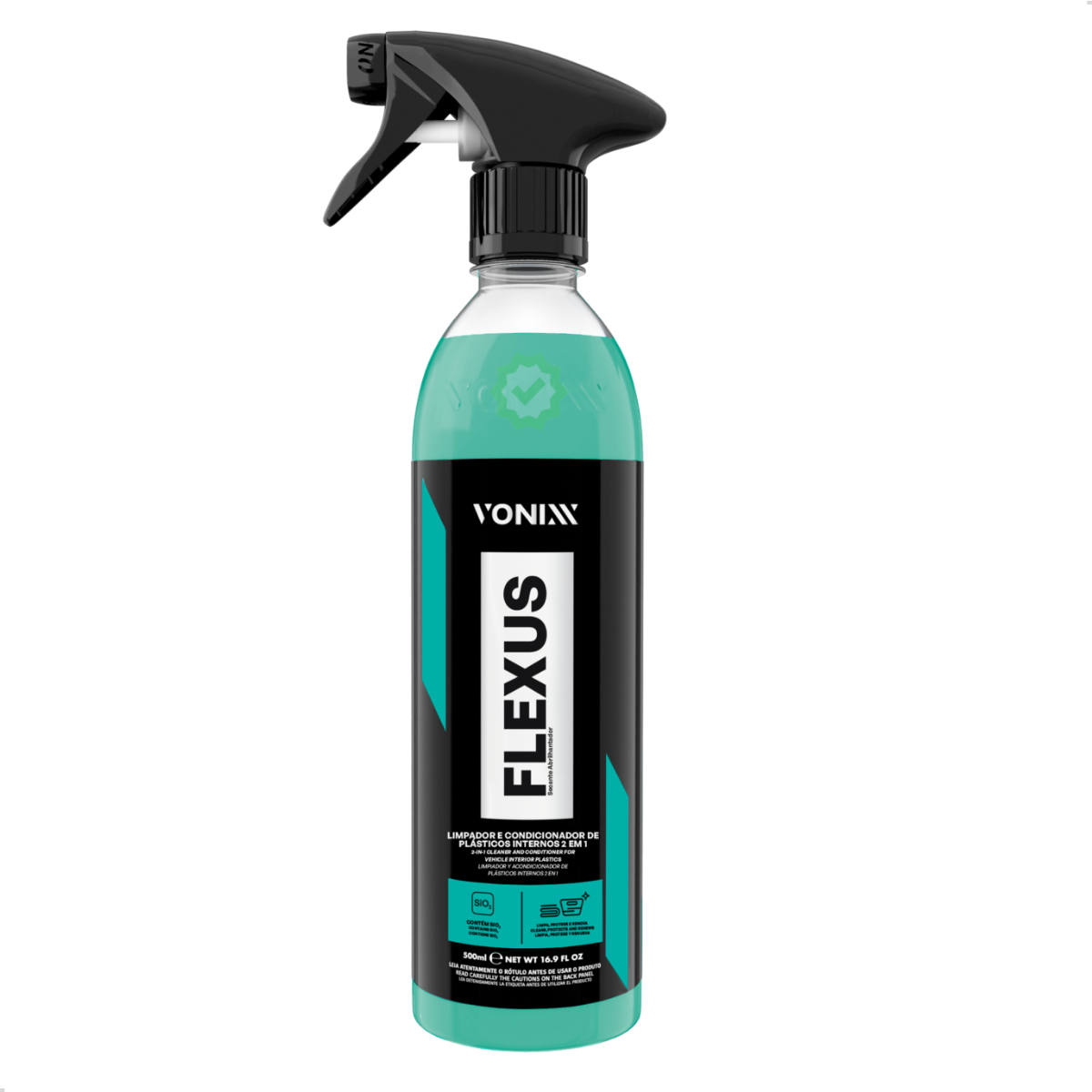 FLEXUS 500ML - limpa e revitaliza plasticos