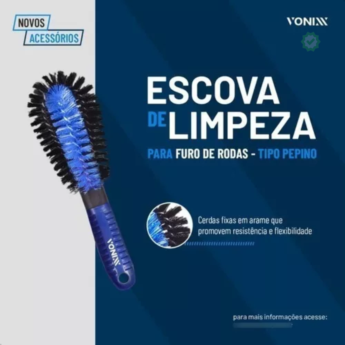 ESCOVA FURO RODAS PEPINO