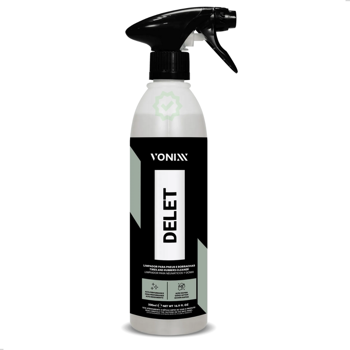 Limpador Pneus e Borrachas Delet 500ml Vo...