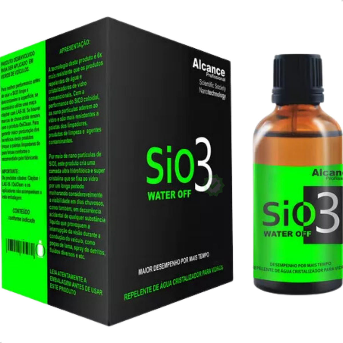 SIO3 WATER OFF 20ml Cristalizador de vidros
