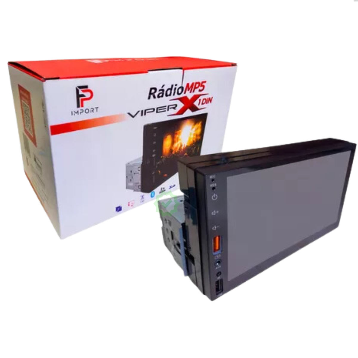 CENTRAL MP5 7" ESPELHAMENTO - FP VIPERX C...