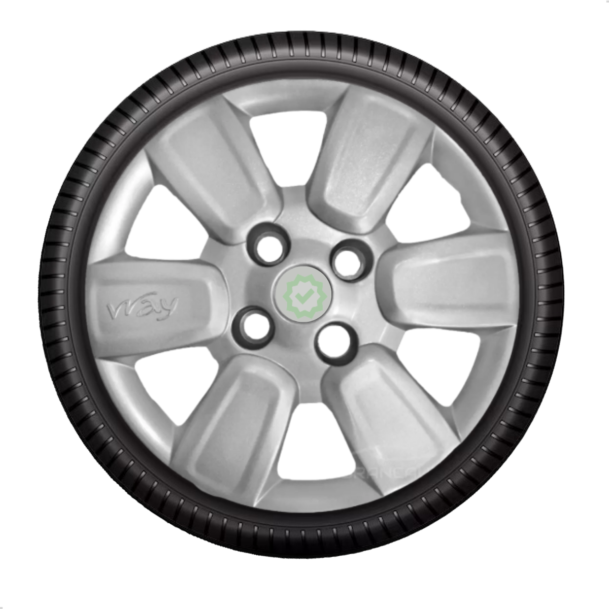 Calota Modelo Uno Way 2014 Aro 14 + Brind...