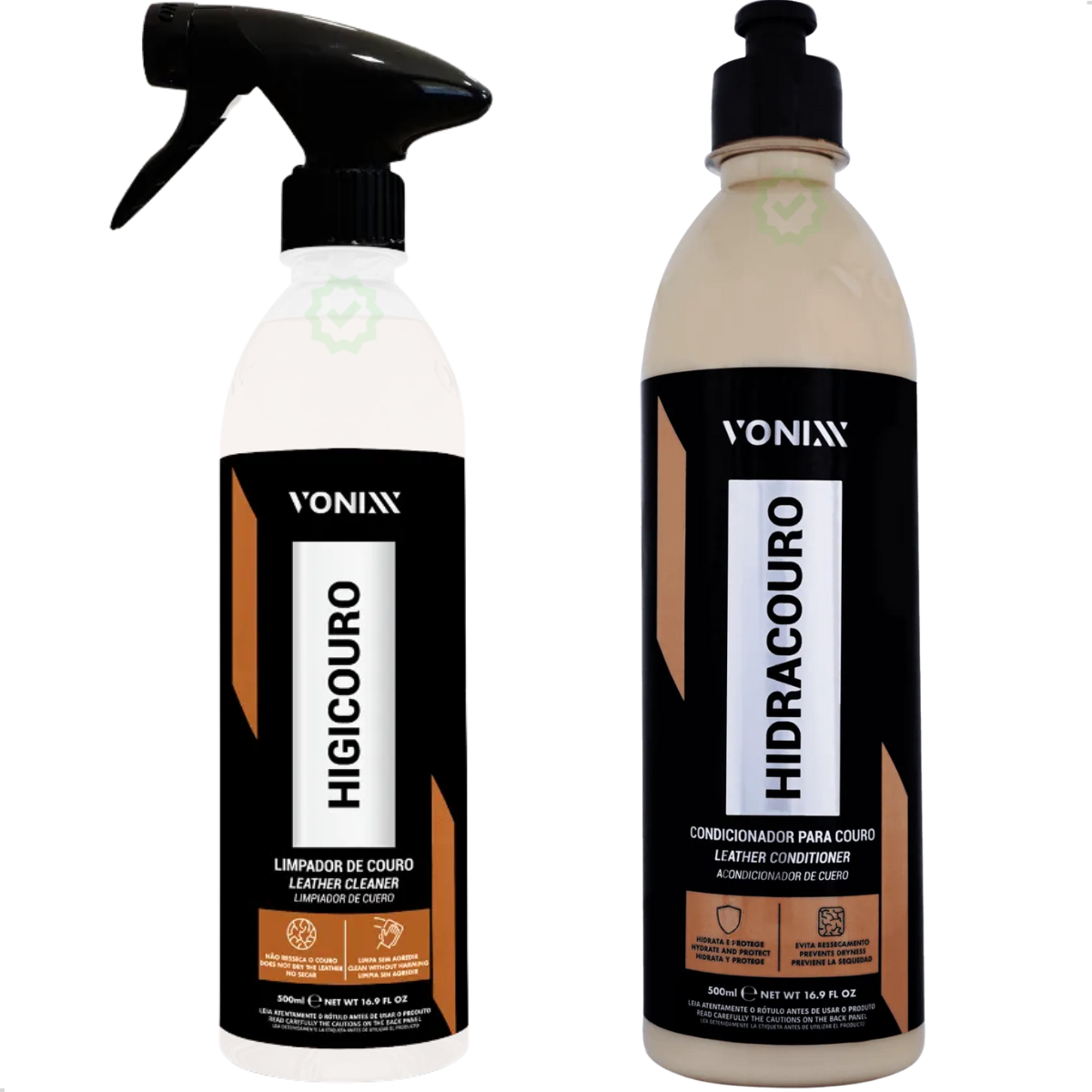 Kit Limpeza E Hidratação De Couro Vonixx ...