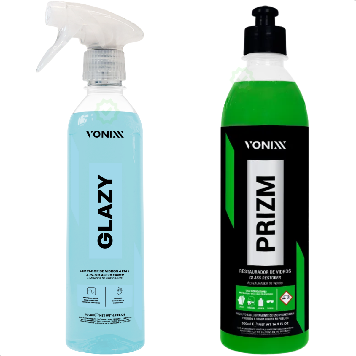 Kit Limpa Vidro Vonixx - Glazy 500ML E Pr...
