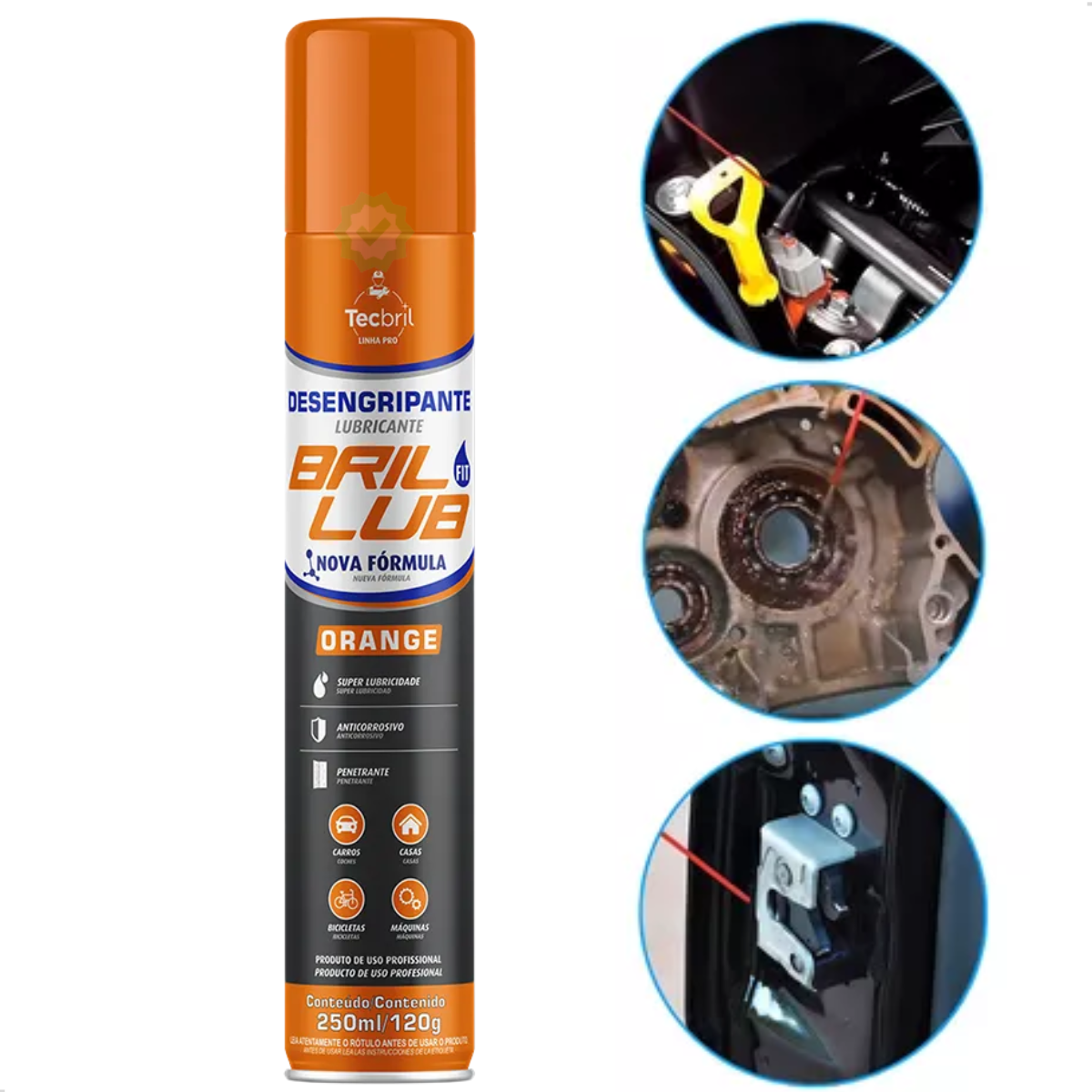 Desengripante Brilub Spray Antiferrugem A...