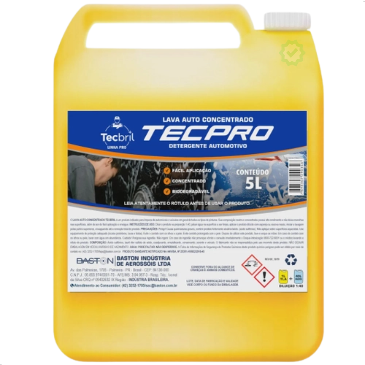 LAVA AUTO ALCALINO TECBRIL 5L