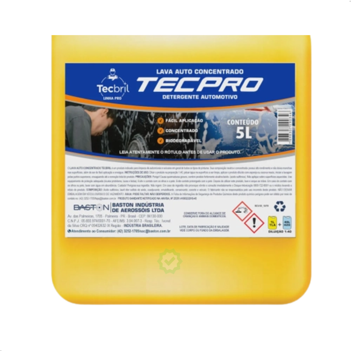 LAVA AUTO ALCALINO TECBRIL 5L