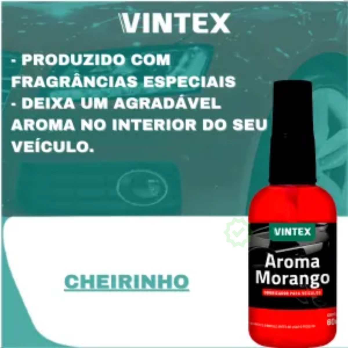 Cheirinho Aromatizante Morango Spray 60ml...