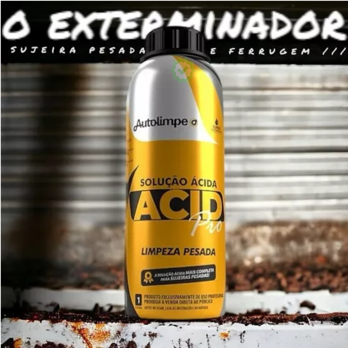 Acid Pro Solução Ácida 1 Litro -Autolimpe