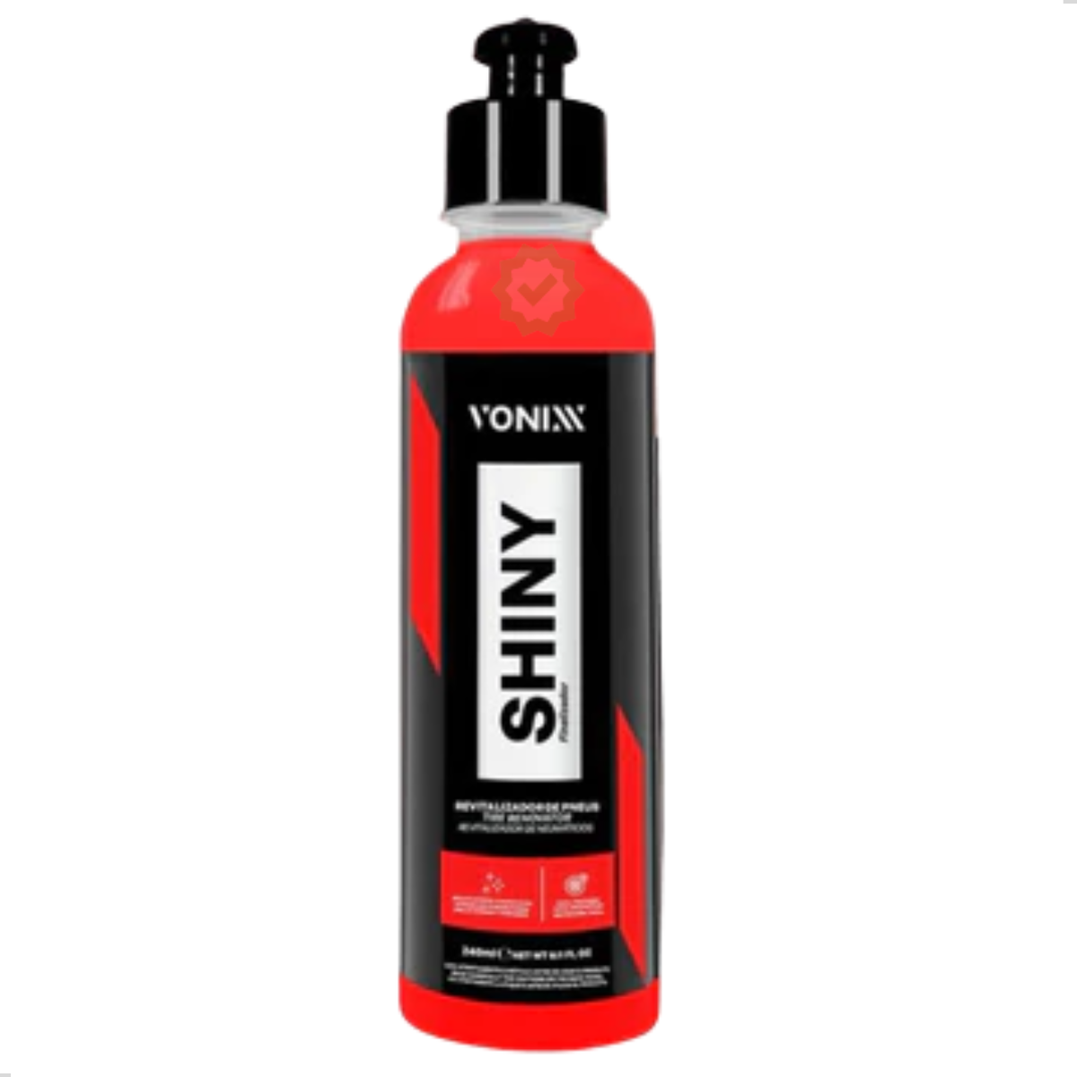 SHINY 240ML - PNEU PRETINHO BRILHO MOLHAD...