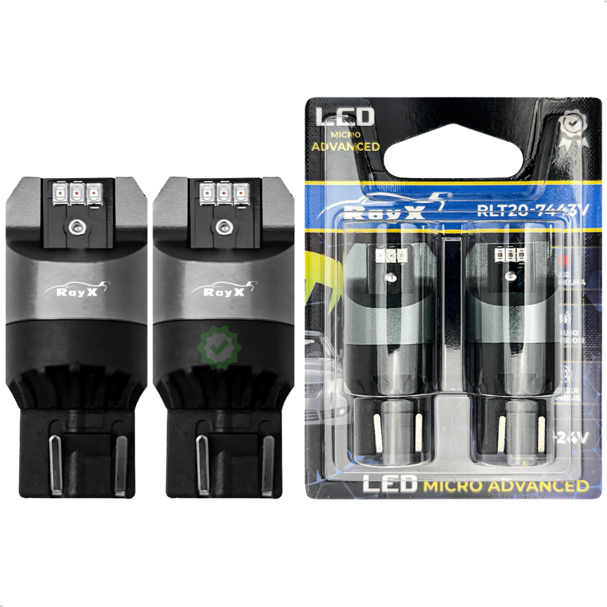 Par Lâmpada De LED T20 2 POLOS VERMELHO- ...