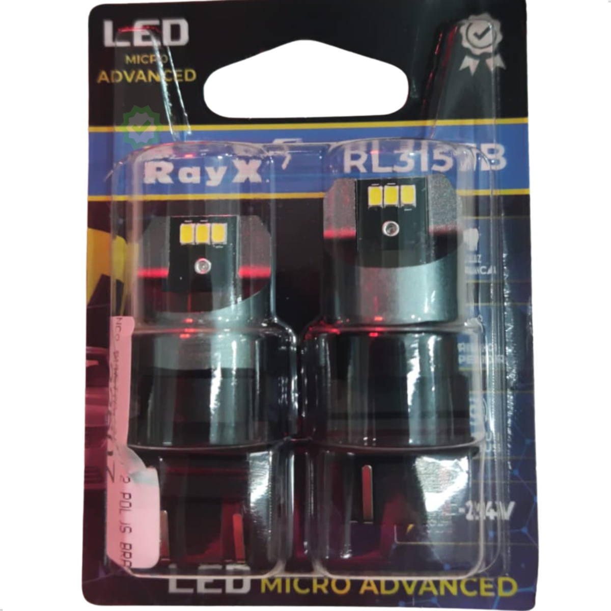 Par Lampada LED T20 (3157) 2 POLOS BRANCO...
