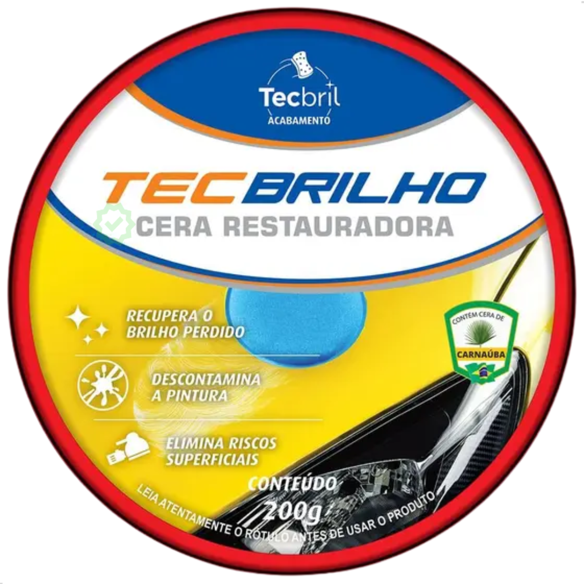Techbril Cera Limpadora automotiva em pas...