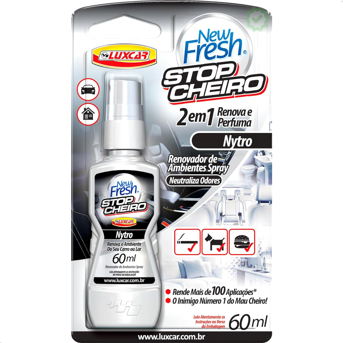 Stop Cheiro New Fresh Nytro Spray 60Ml Lu...