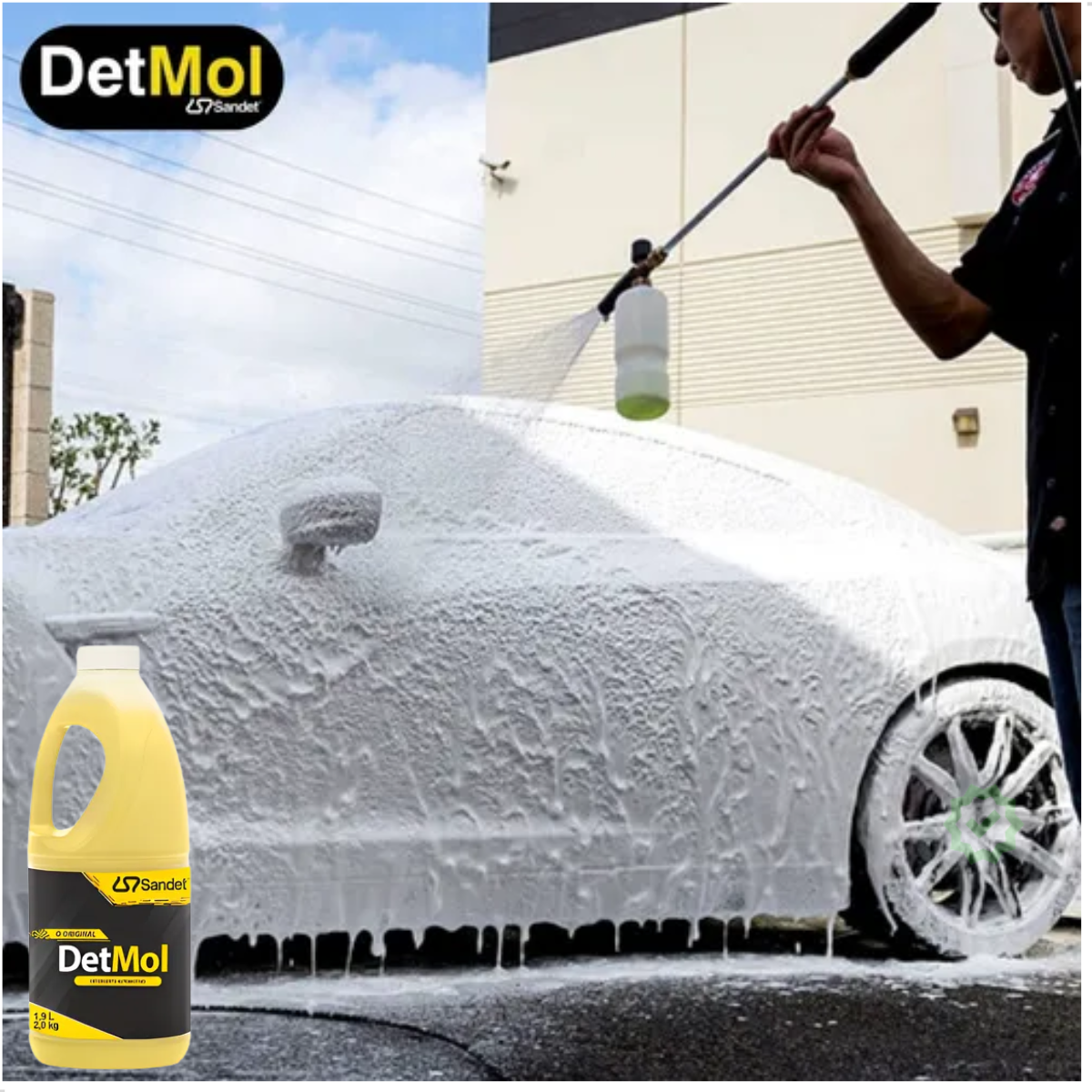 Shampoo Automotivo Limpeza Pesada Det Mol...