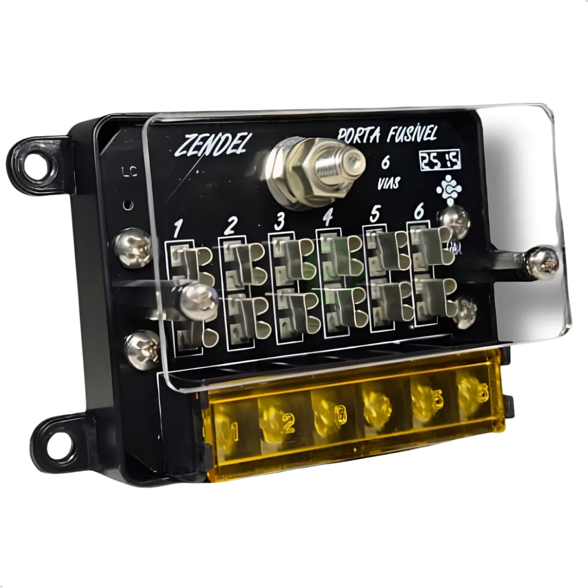 Porta-Fusível 6 Vias ZDPF6 Automotivo - Zendel