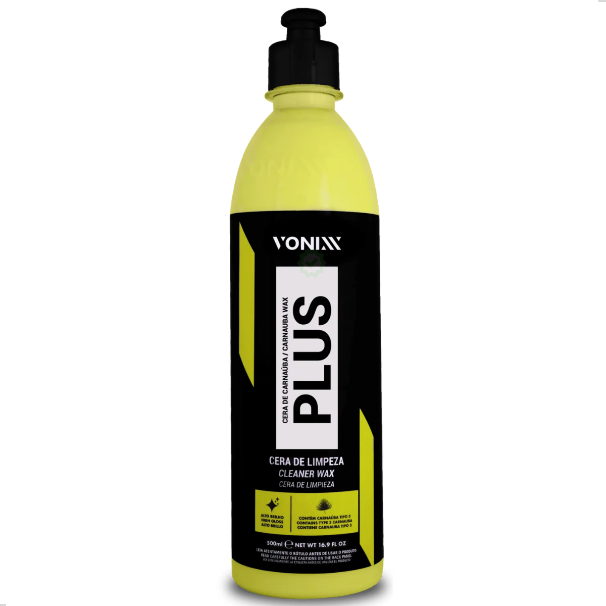 Cera Limpadora Carnauba Plus 500ml Vonixx