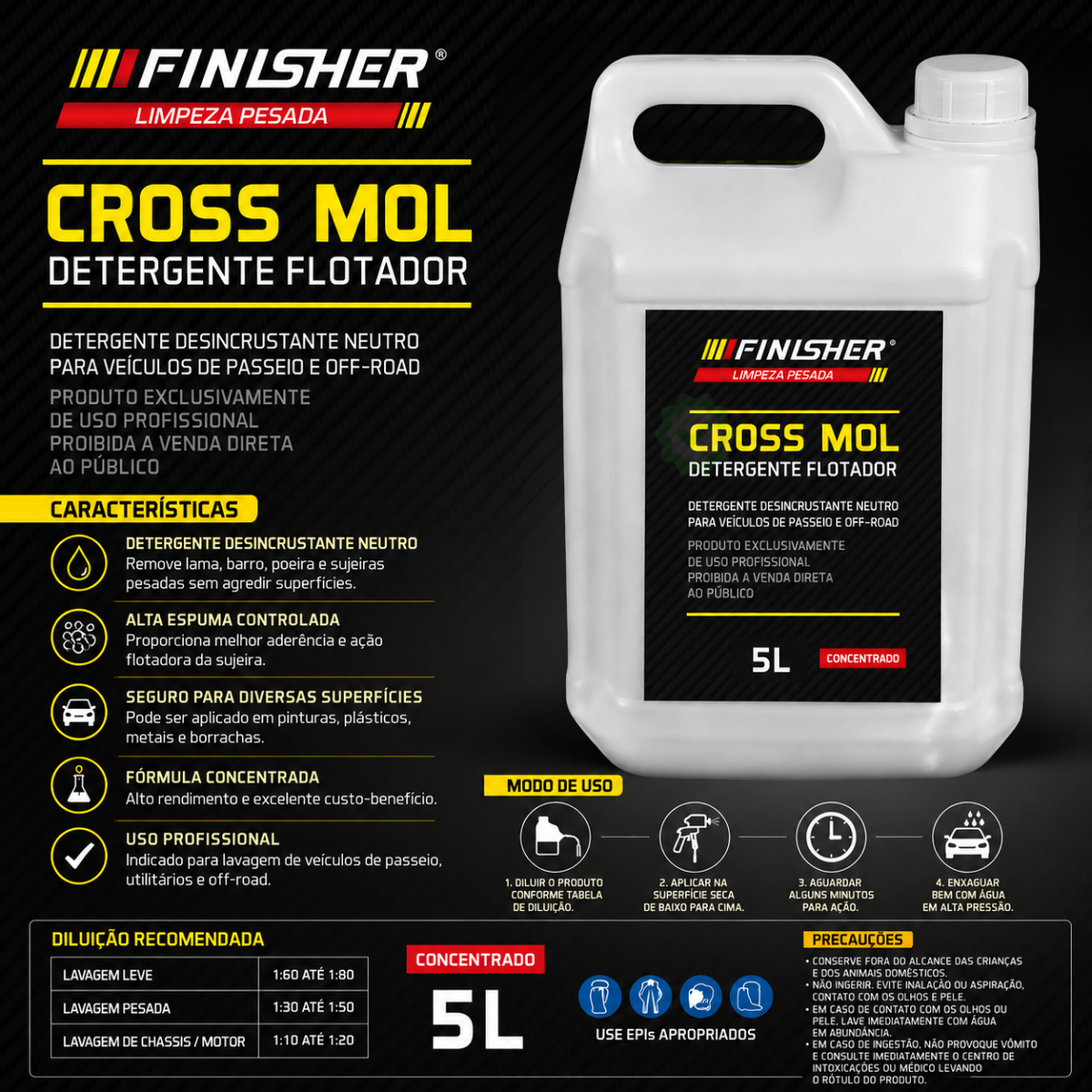 Cross Mol Flotoador Automotivo Limpeza Pe...