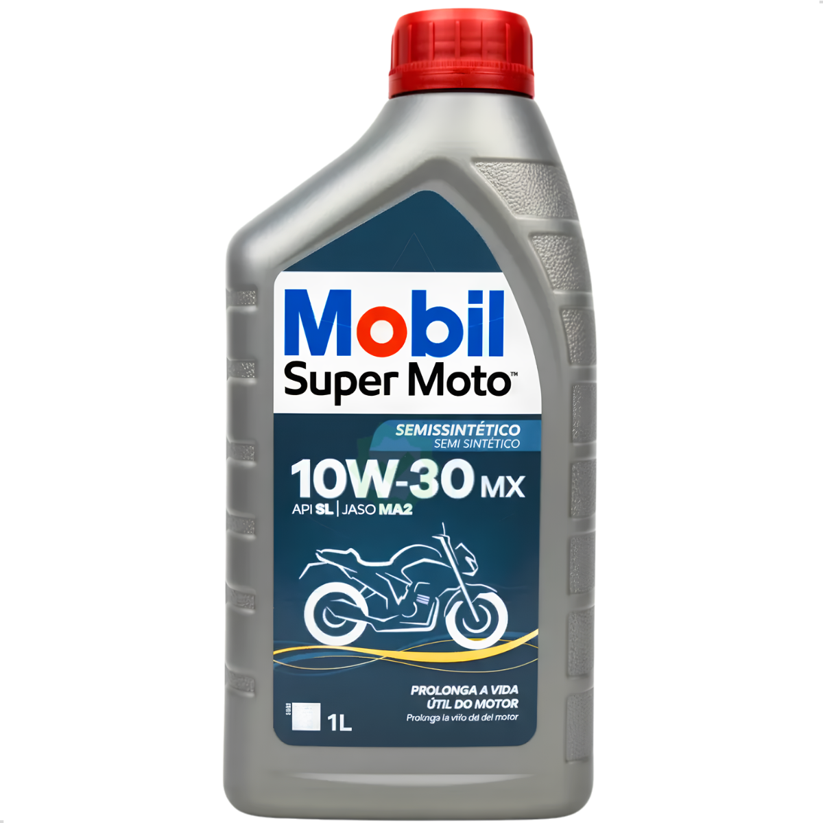 Óleo 10W30 Mobil Moto 4T Api SL Semissint...