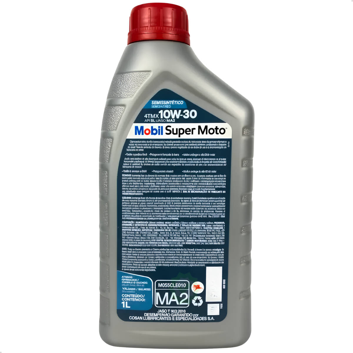 Óleo 10W30 Mobil Moto 4T Api SL Semissint...