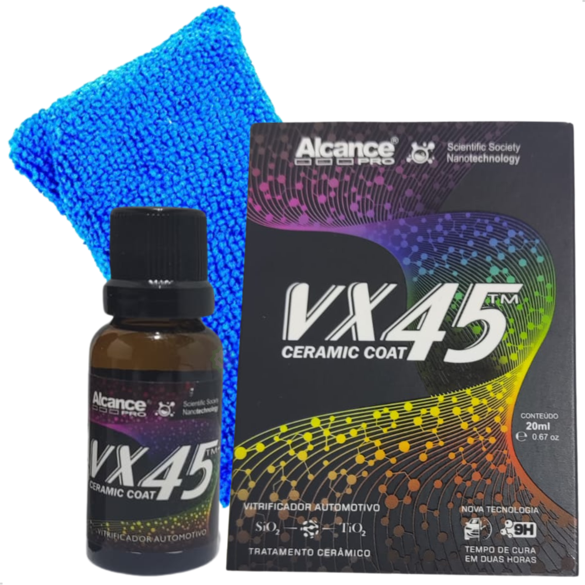 Kit Vitrificador de Pintura VX45 20ml e  ...