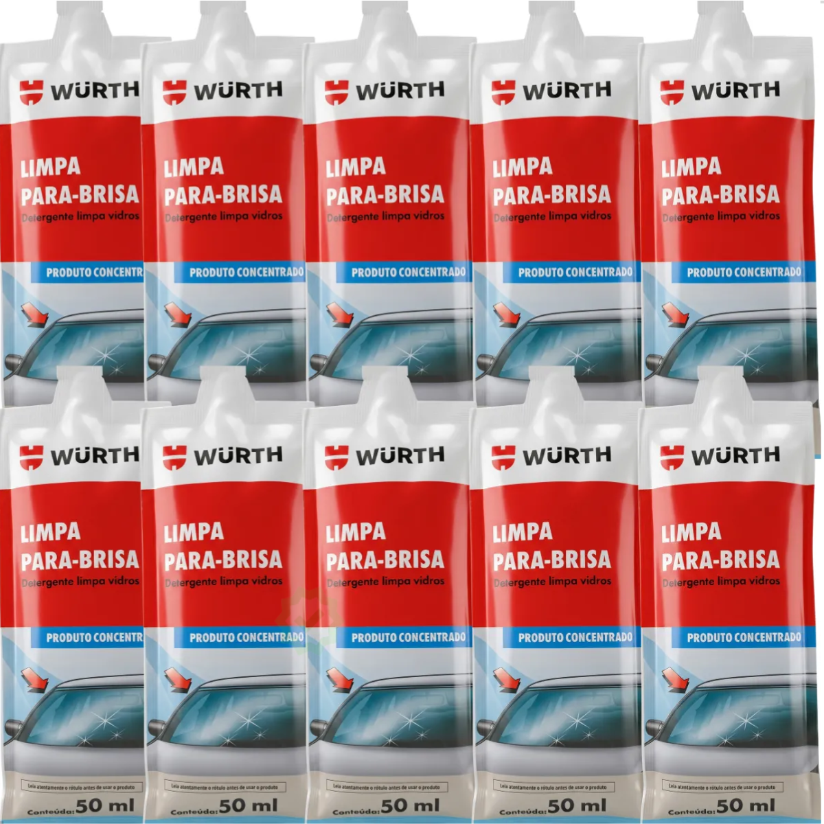 Limpa Para-Brisa Sachê 50ml Embalagem co ...