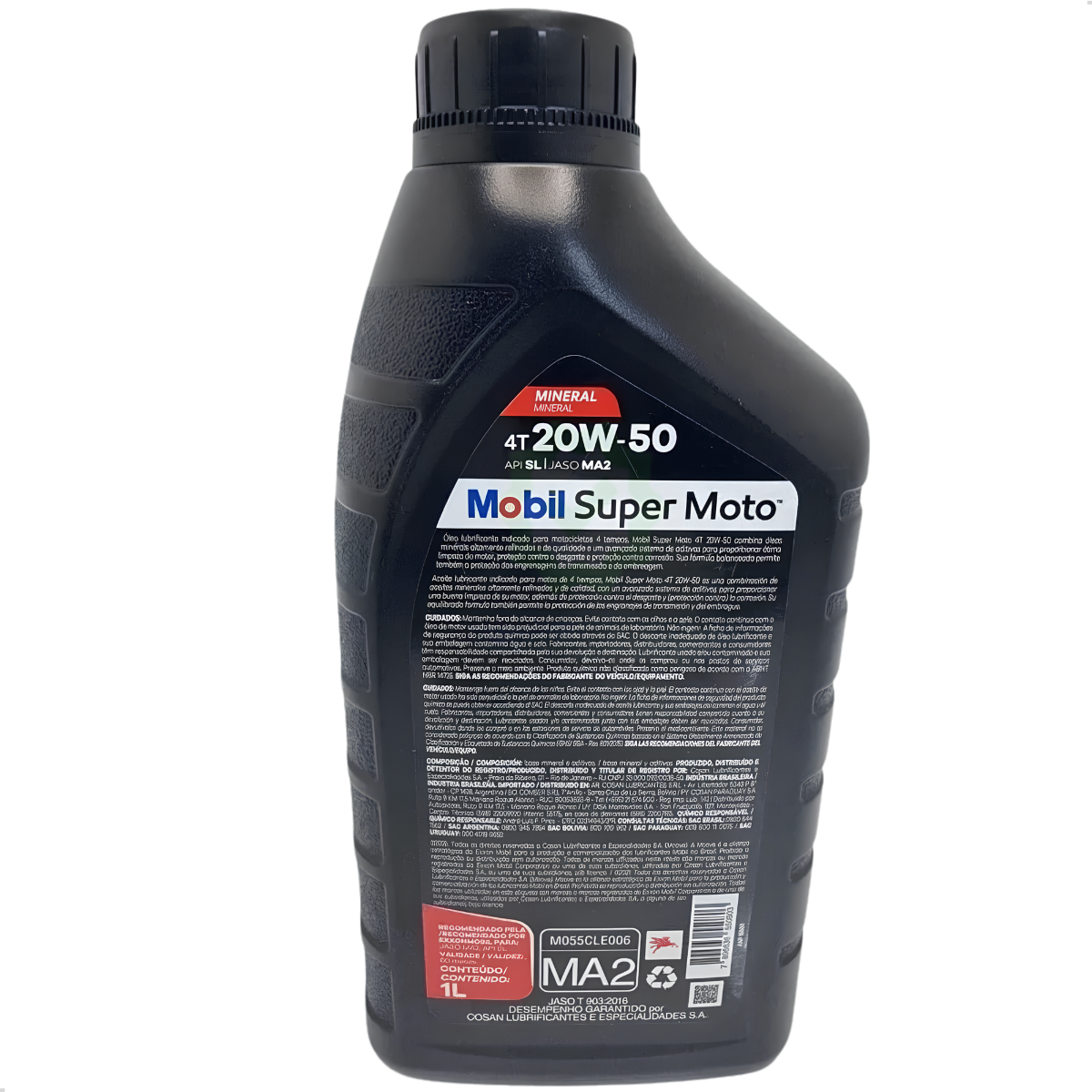 OLEO 20W50 MOBIL MOTO 4T 1L - MINERAL MO ...