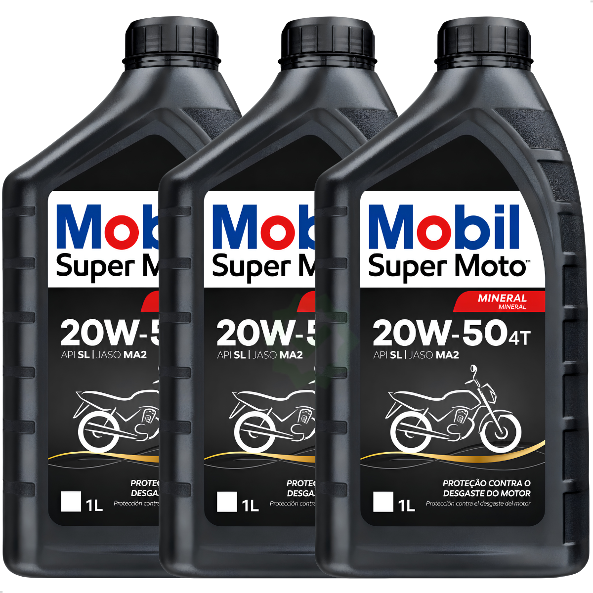 OLEO 20W50 MOBIL MOTO 4T 1L - MINERAL MO ...