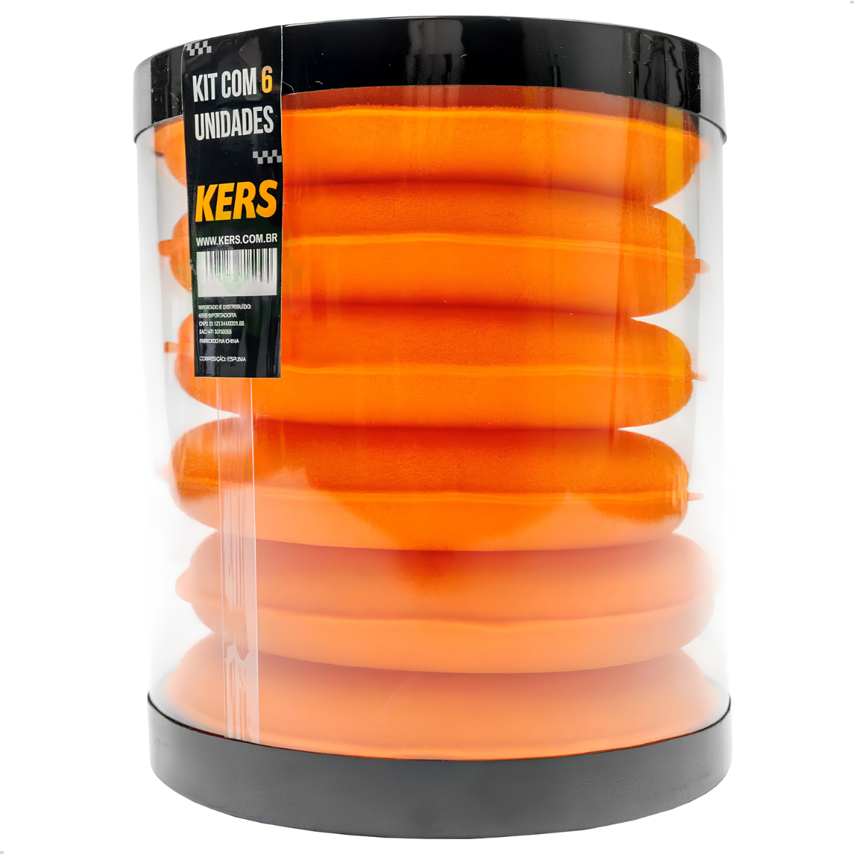Kit 6 Aplicadores de Espuma Kers Super Pr...