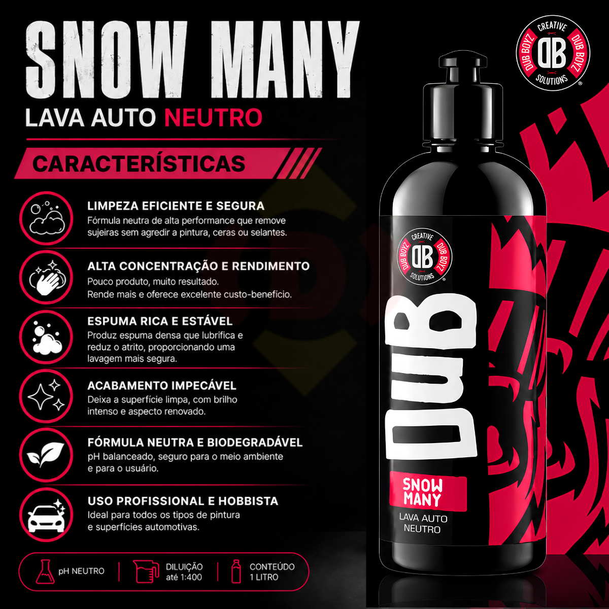 Shampoo Automotivo Snow Many Dub Boyz 50 ...