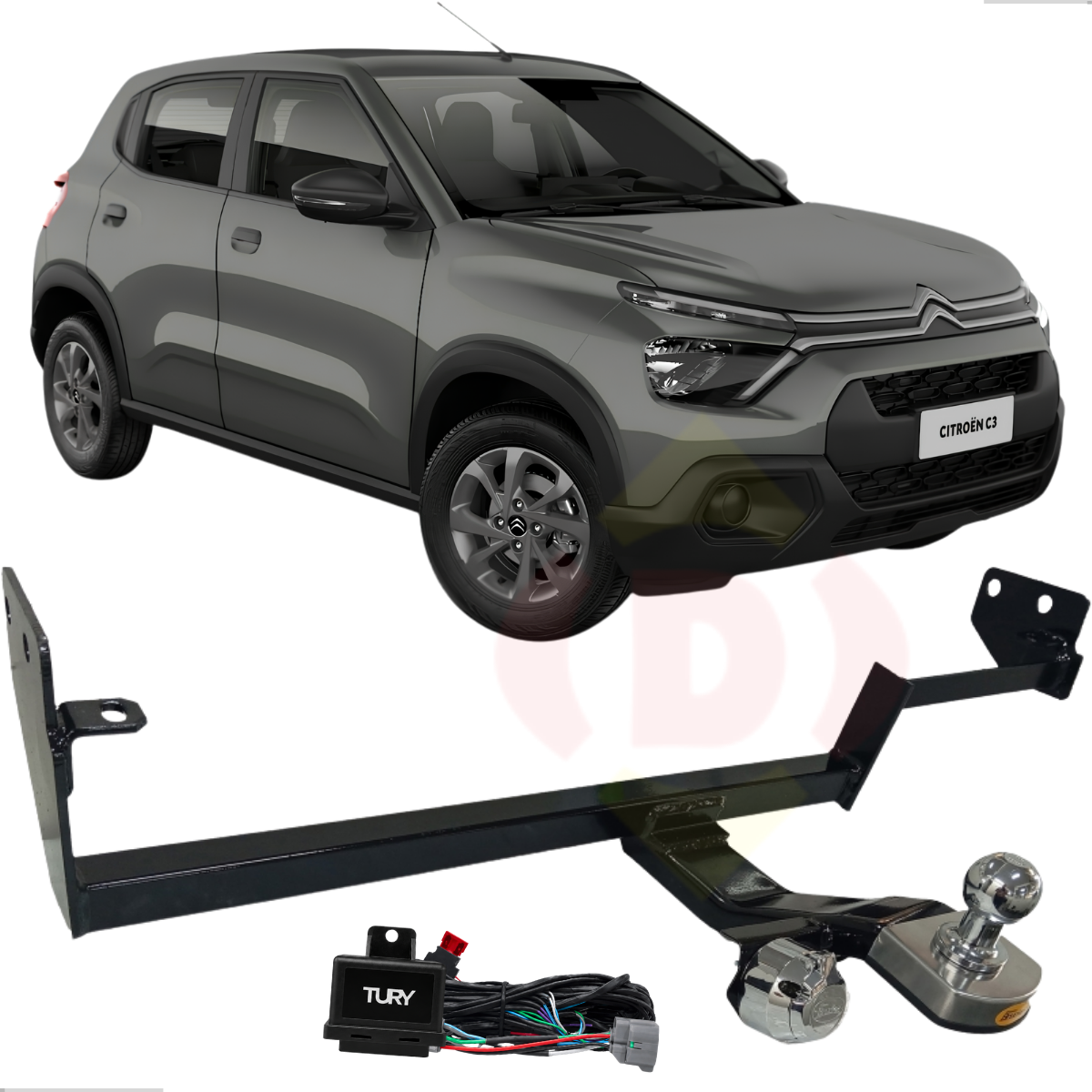 Kit Engate com Módulo Proteção Citroën C ...