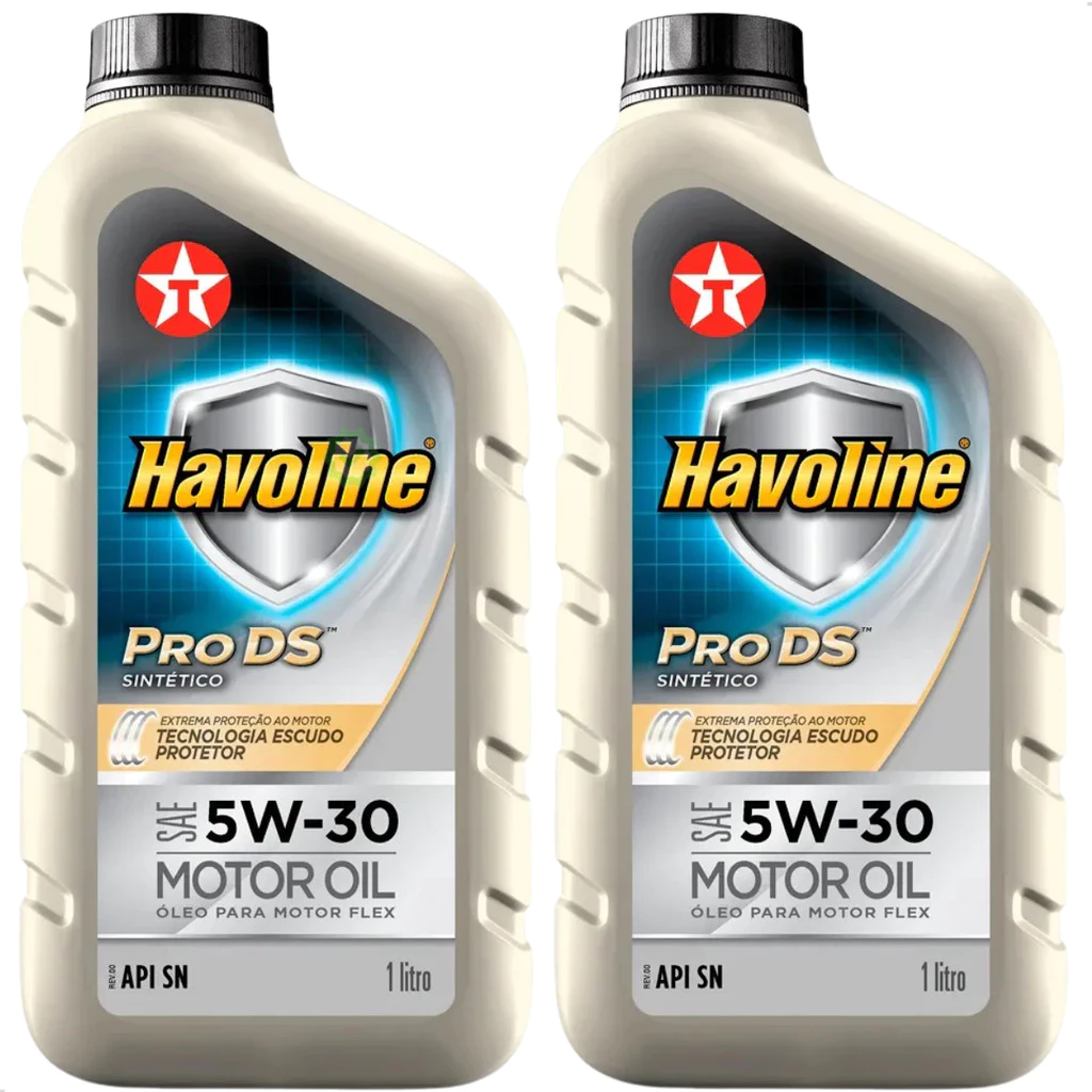 KIT COM 2 ÓLEO 5W30 HAVOLINE SINTÉTICO A ...