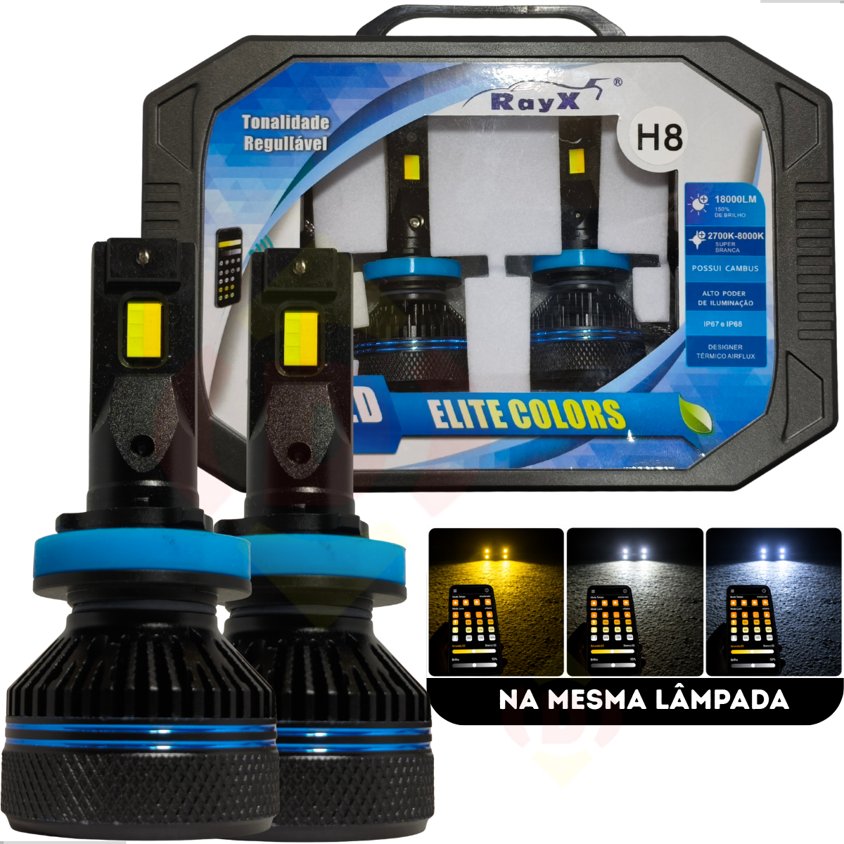 Kit Ultra Led RayX Elite Colors 18.000 l ...