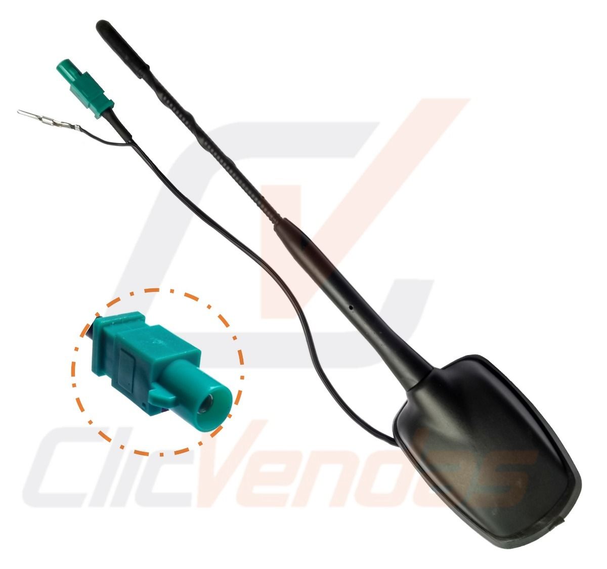 ANTENA TETO AMPLIFICADA GM DIANT CONEC FAKRA