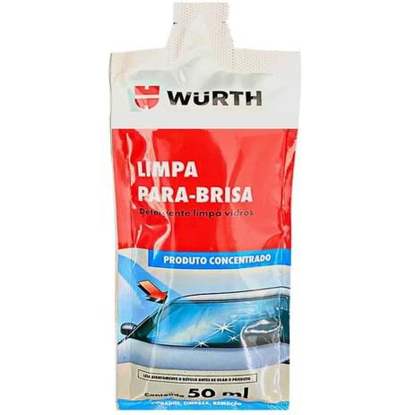DETERGENTE LIMPA PARABRISA SACHE WURTH 50ML