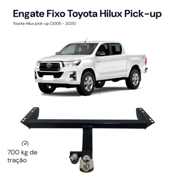 ENGATE TOYOTA HILLUX PICKUP 05/25 700KG