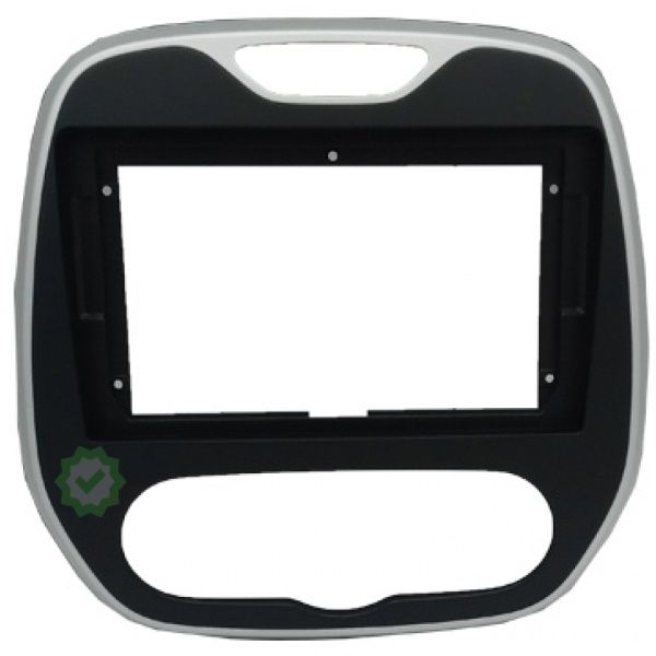 Moldura 9" Renault Captur 17/21 - Preta c...