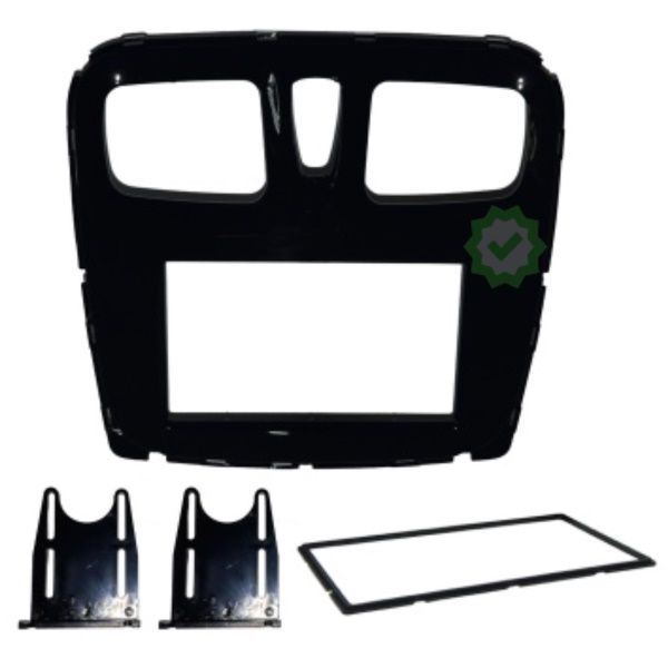 Moldura 2 Din Renault Logan, Sandero Fiam...