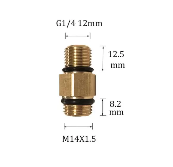 ADAP CONECTOR SNOW FOAM NIPLE 1/4 X M14