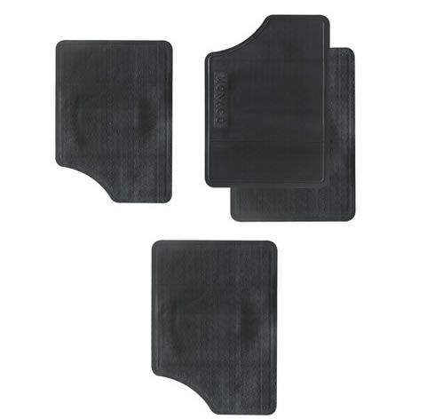 TAPETE PVC RECICLADO PRETO A