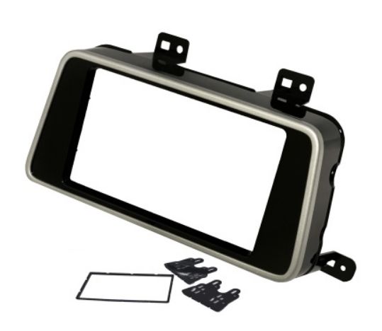 Moldura 2 Din 7" Nissan Kicks 16/22 - Bla...